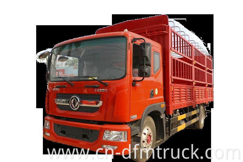 Dongfeng Dollicar D9 160 HP 4X2 red cargo truck